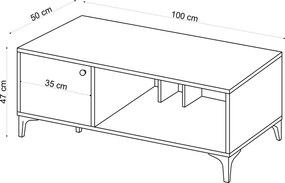 Coffee Table Rigo Oak