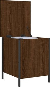 vidaXL Παγκάκι Αποθήκευσης Καφέ Δρυς 40x42,5x50 εκ. από Επεξ. Ξύλο