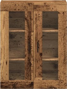 vidaXL Επίτοιχο ντουλάπι Παλιό ξύλο 69,5x34x90 cm