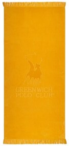 Πετσέτα Θαλάσσης 3626 Ochre Greenwich Polo Club Θαλάσσης 90x190cm 100% Βαμβάκι