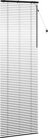 vidaXL Βενετσιάνικη Σκίαση Μαύρο 85 x 250 cm 35 mm