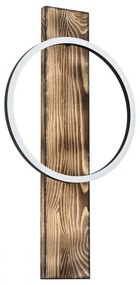 Φωτιστικό Τοίχου-Απλίκα Led Rustikal Boyal 99353 3000K Black Eglo Metal,Wood