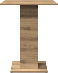 vidaXL Τραπέζι Bistro Χρώμα Τεχνίτης Δρυς 60 x 60 x 75 εκ. Μοριοσανίδα