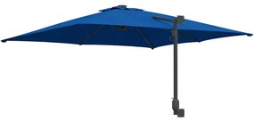 vidaXL Ομπρέλα Κήπου Μπλε, Μαύρο 248.5 x 247.5 x 160 εκ.
