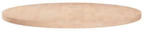 vidaXL Επιφάνεια Τραπεζιού Στρογγυλή Ø70 x 2,5 εκ. Μασίφ Ξύλο Δρυς