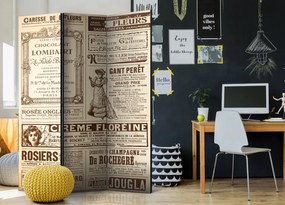 Διαχωριστικό με 3 τμήματα - Vintage Magazines [Room Dividers] 135x172