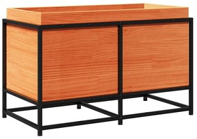 vidaXL Ζαρντινιέρα Καφέ Κεριού 80x40x50 εκ. από Μασίφ Ξύλο Πεύκου