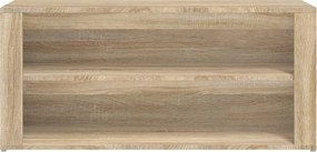 vidaXL Παπουτσοθήκη Sonoma Δρυς 100 x 35 x 45 εκ. Επεξεργασμένο Ξύλο