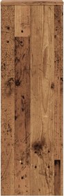 vidaXL Βάσεις Φυτών Όψη Παλαιού Ξύλου 33x33x100 εκ. Επεξ. Ξύλο