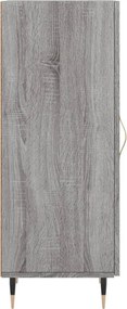 vidaXL Ντουλάπι Γκρι Sonoma 34,5x34x90 εκ. από Επεξεργασμένο Ξύλο
