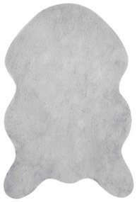 vidaXL Χαλιά Ψεύτικου Κουνελιού Olite Γκρι 60 x 90 cm Πολυεστέρας