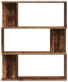 ντουλάπι βιβλίων vidaXL Παλιό ξύλο 80x24x96 cm Κατασκευασμένο ξύλο