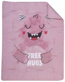 Βρεφικό Πάπλωμα Monstermania Girl Pink 110x140 - Nef-Nef Homeware