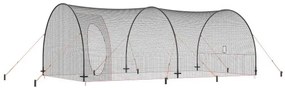 VEVOR Baseball Batting Cage, Softball and Baseball Batting Cage Net and Frame, Practice Portable Cage Net with Carry Bag, Heavy Duty Enclosed Pitching Cage, for Backyard Batting Hitting Training, 22FT