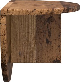 vidaXL Ράφι Τοίχου 2 τμχ. Παλιό ξύλο 48 x 24 x 24 εκ
