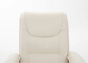 Πολυθρόνα Ανακλινόμενη ArteLibre CELAENO Εκρού PU 80x96x97cm