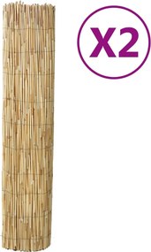 vidaXL Καλαμωτές 2 τεμ. 150 x 500 εκ.