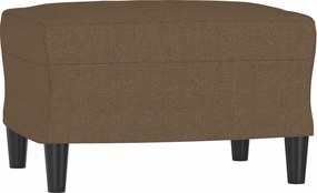 vidaXL Πολυθρόνα Καφέ 60 εκ. Υφασμάτινη με Υποπόδιο