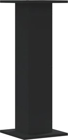 vidaXL Βάσεις Φυτών 2 τεμ. Μαύρες 30x30x80 εκ. από Επεξεργασμένο Ξύλο