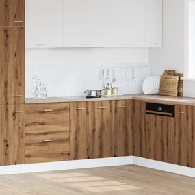 vidaXL Κάτω ντουλάπι Lyon Βελανιδιά τεχνίτη 60x46x81,5 cm