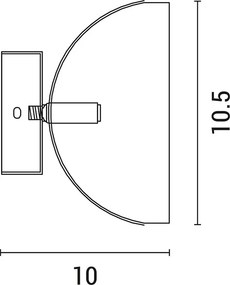 Απλίκα Τοίχου LED Eurolamp 144-55003