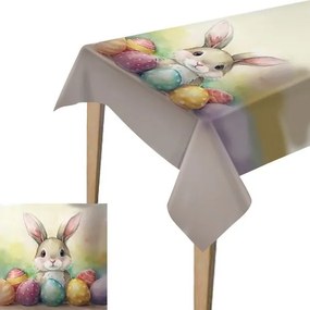 Τραπεζομαντηλο Πασχαλινό Polyester 150x150εκ. Bunny's 73-2086