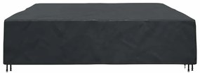 vidaXL Κάλυμμα επίπλων Μονόχρωμο Μαύρο 400 x 300 x 70 cm 420D