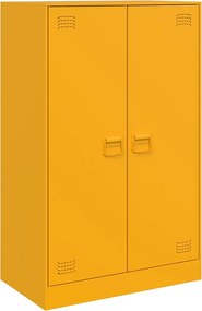 vidaXL Ντουλάπι Μουσταρδί 67 x 39 x 107 εκ. από Ατσάλι