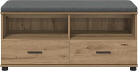 vidaXL Παγκάκι Χαλωρίου Τεχνίτικη Δρυς 100 x 38 x 46 εκ