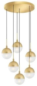 Κρεμαστό Φωτιστικό Οροφής 100-01132-13 Luma-100-01132-13-GOLD-Χρυσό 100-01132-13-GOLD