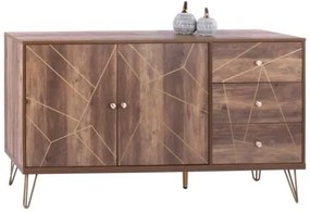 ΜΠΟΥΦΕΣ KAITLYN HM8650 ΚΑΡΥΔΙ ΜΕ ΧΡΥΣΟ 150x39,5x81Y εκ.