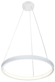 Φωτιστικό Οροφής Κρεμαστό 01377-03 D40cm 16W LED 3000K 1300Lm Silver Luma