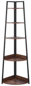 VEVOR 5 Tier Corner Shelf Tall Corner Bookshelf Plant Rack Wall Shelves Tower