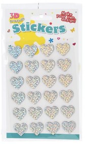 Αυτοκόλλητα &quot;Hearts&quot; 2,5x2εκ.  τμχ.