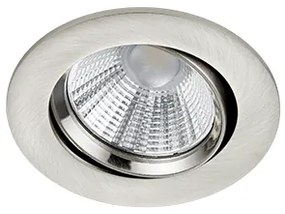 Σποτ Χωνευτό Στρογγυλό Νίκελ Ματ 8xH5cm Led 5,5w 3000K 345lm Trio Lighting Pamir 650510107