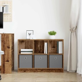 vidaXL Πλαϊνό γραφείο Παλιό ξύλο 88,5 x 27,5 x 63,5 εκ