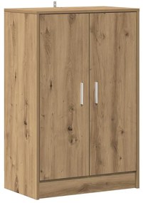 vidaXL Παπουτσοθήκη Αρτισιανή Δρυς 60x35x92 εκ. Επεξεργασμένο Ξύλο