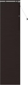 vidaXL Βενετσιάνικη Σκίαση Σκούρο Καφέ 65 x 250 cm 35 mm