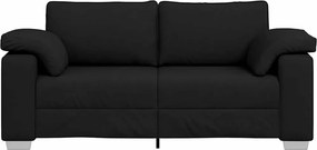vidaXL Διθέσιος καναπές Μαύρο 180 cm ύφασμα