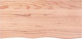 vidaXL Επιφάνεια Τραπεζιού Αν. Καφέ 100x50x2 εκ Επεξ. Μασίφ Ξύλο Δρυός