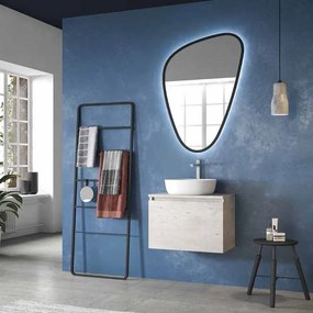 Karag Space 60x40 Gray S  MDF - Σετ Επίπλου Μπάνιου