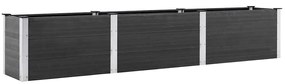 vidaXL Ζαρντινιέρα Υπερυψωμένη Γκρι 300 x 50 x 54 εκ. από WPC