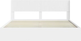 vidaXL Καλάθι με αποθήκη και κεφαλάρι Λευκό 180 x 200 cm