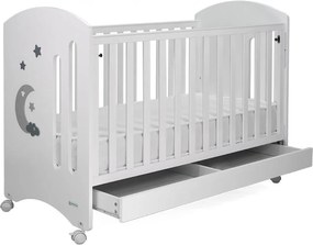 Κούνια (60x130) Bebe Stars Azure White 450-02