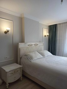 Σετ 2 Τεμαχίων Παλαιωμένες Απλίκ με Κρυστάλλινο Γυαλί E27 12x26 cm