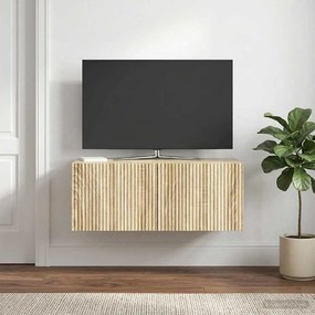 vidaXL Τοποθετούμενος στον τοίχο τηλεοπτικός ερμάριος Sonoma Δρυς