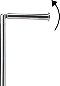 Tube 3rd version chrome σταντ χαρτιού υγείας + πιγκάλ Sealskin