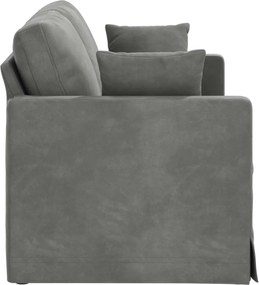 vidaXL Καναπές Σκούρο Γκρι