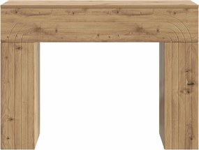 vidaXL Τραπεζάκι σαλονιού Artisan Δρυς 102 x 35 x 75 εκ