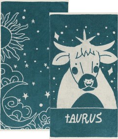 Πετσέτες Προσώπου (Σετ 2τμχ) Kentia Versus Zodiac Taurus 500gsm